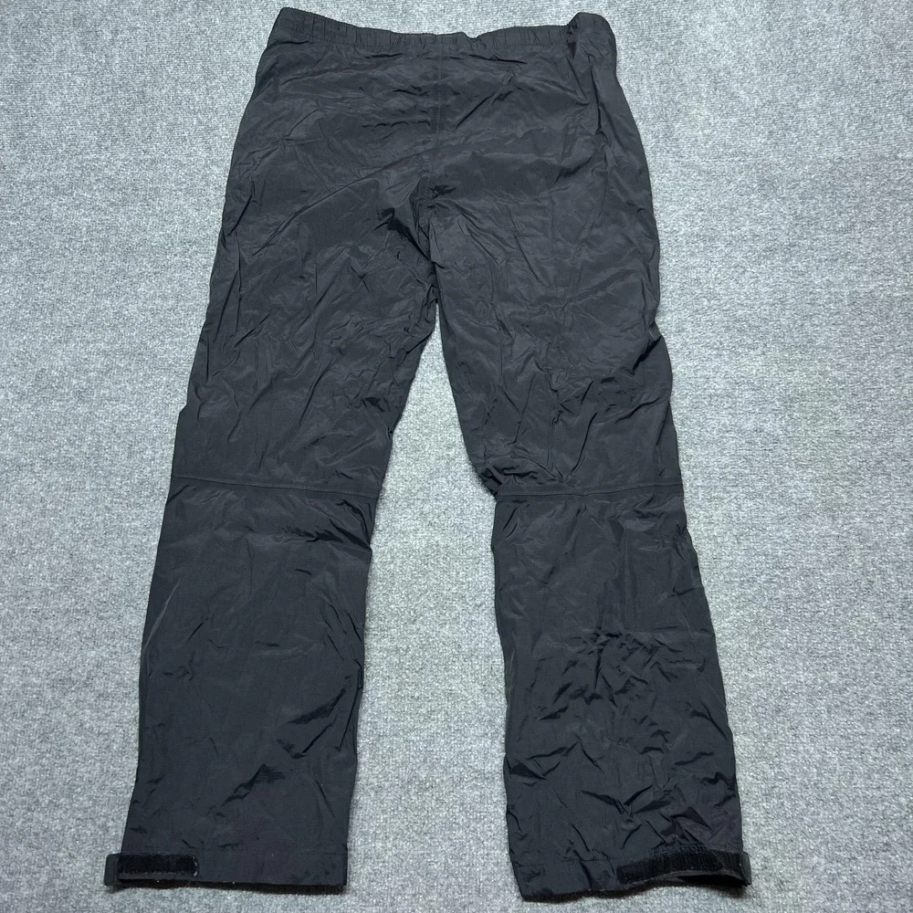 The North Face HyVent Rain Pants Mens Small Black Nylon Mesh Lined Hiking